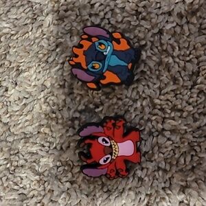 Stitch Croc Charm Set (2 Pieces)